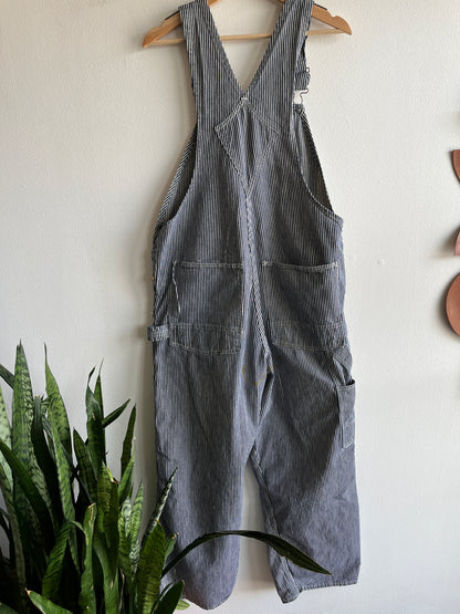 Vintage 1940/50’s Headlight Hickory Stripe Denim Overalls