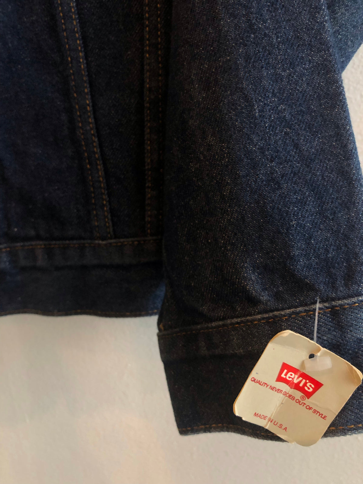 Vintage Deadstock w/Tags 1980’s Levi’s Denim Trucker Jacket