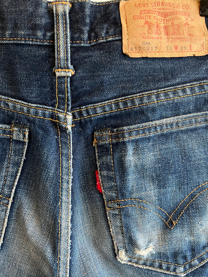Vintage 1960’s Levi’s “Big E” 4170217 Denim Shorts - La Lovely Vintage 