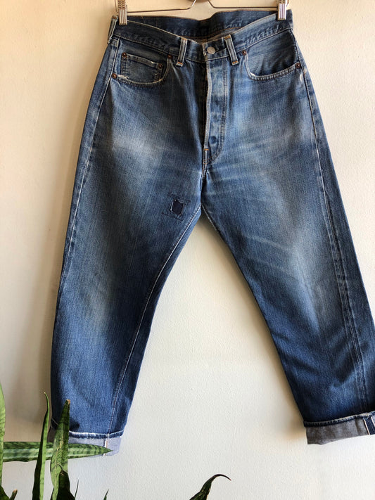 Vintage 1960's "Big E" Levi's Denim 501 Jeans - La Lovely Vintage 