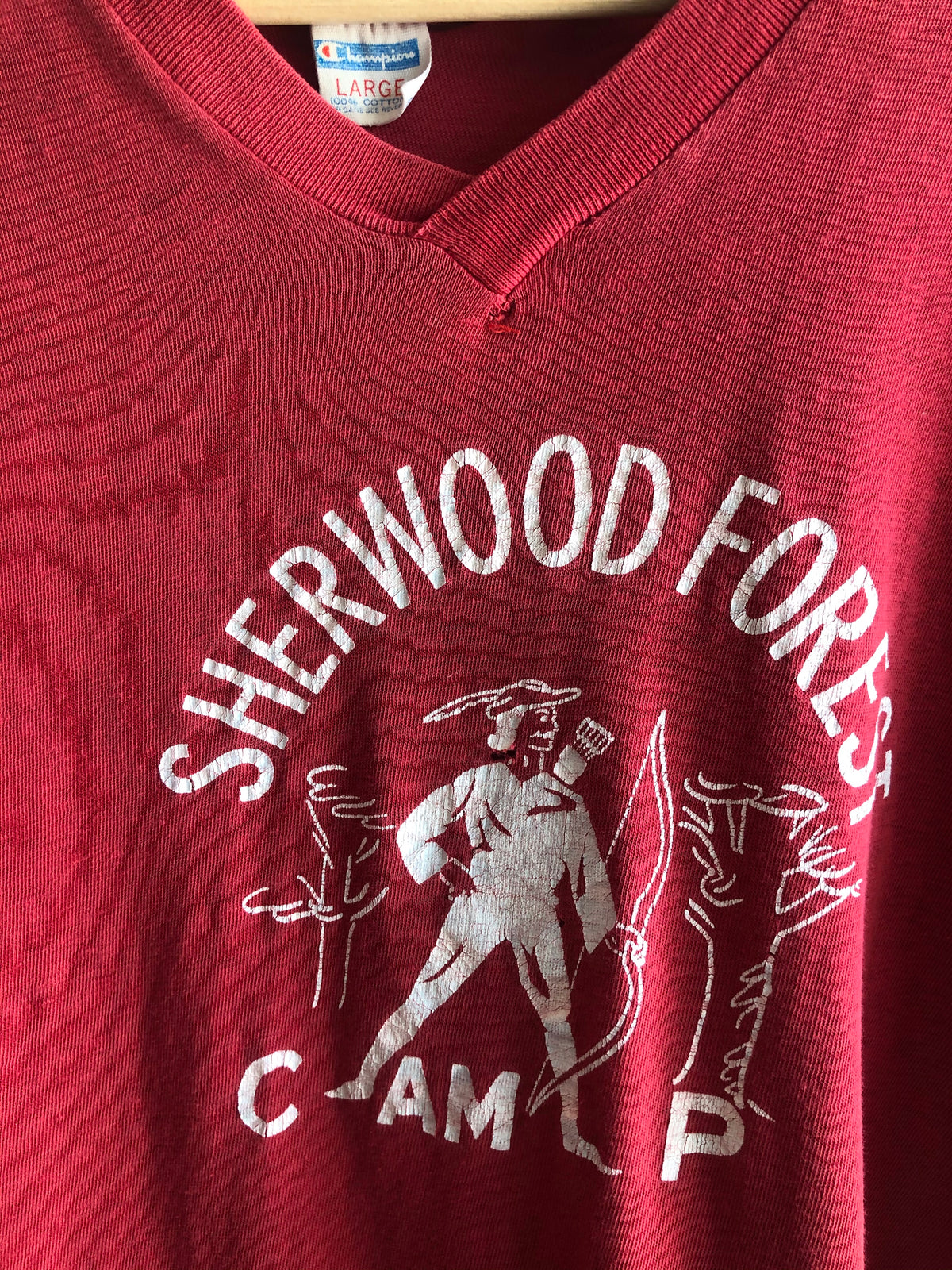 Vintage 1970’s Champion “Sherwood Forest Camp” T-Shirt - La Lovely Vintage 