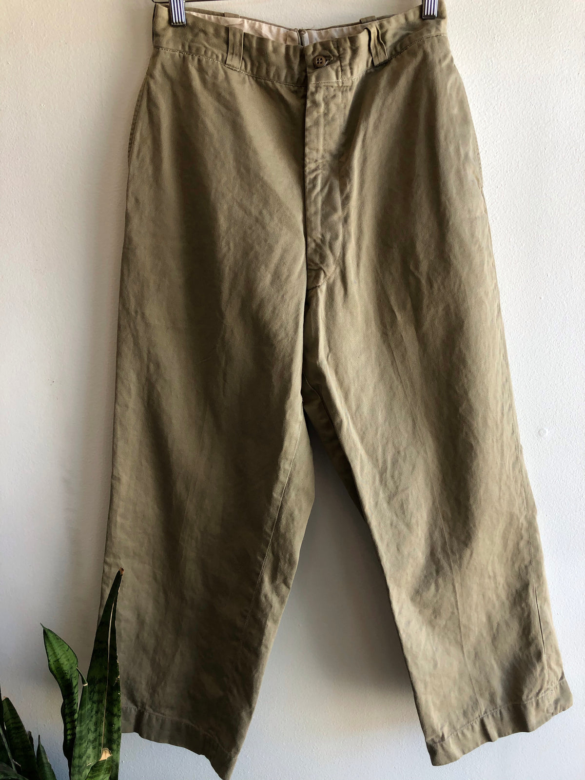 Vintage 1950’s Korean War U.S. Military Khaki Pants - La Lovely Vintage 