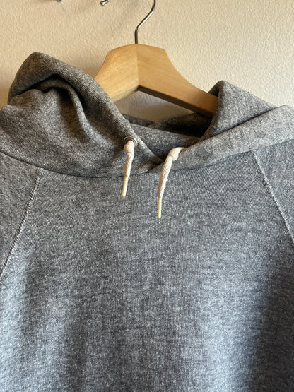 Vintage 1970’s Heather Grey Hooded Sweatshirt - La Lovely Vintage 