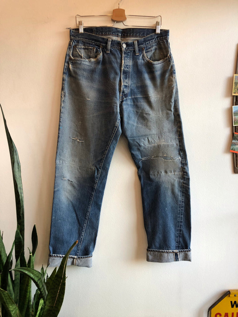 Vintage 1960's Levi's “Big E” 501 Denim Jeans – La Lovely Vintage