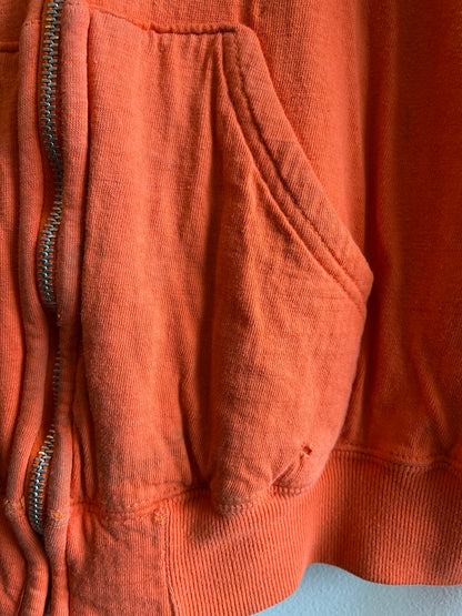 Vintage 1960’s Thermal Lined Hooded Zip-Up Sweatshirt