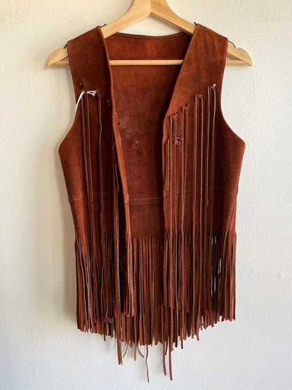 Vintage 1970’s Fringe Suede Vest