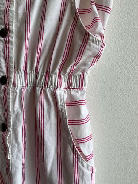 Vintage 1980’s “Ideas” Striped Jumpsuit