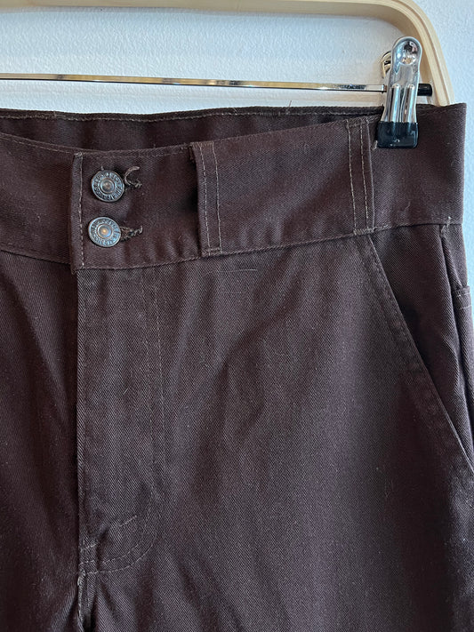 Vintage 1970's Levi’s Flare Pants - Brown