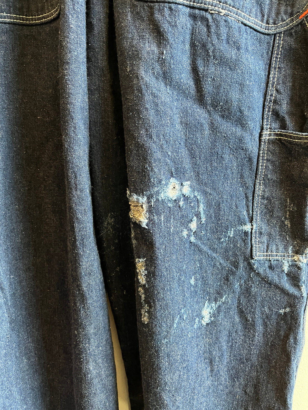 Vintage 1940/1950’s Blue Bell Darkwash Denim Overalls