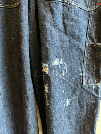 Vintage 1940/1950’s Blue Bell Darkwash Denim Overalls