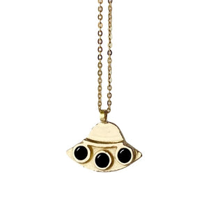 Therese Kuempel Designs - UFO Necklace w/ Onyx