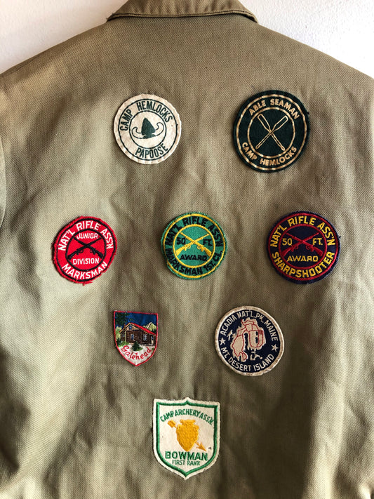 Vintage 1950’s Hunting Club Patch Jacket - La Lovely Vintage 