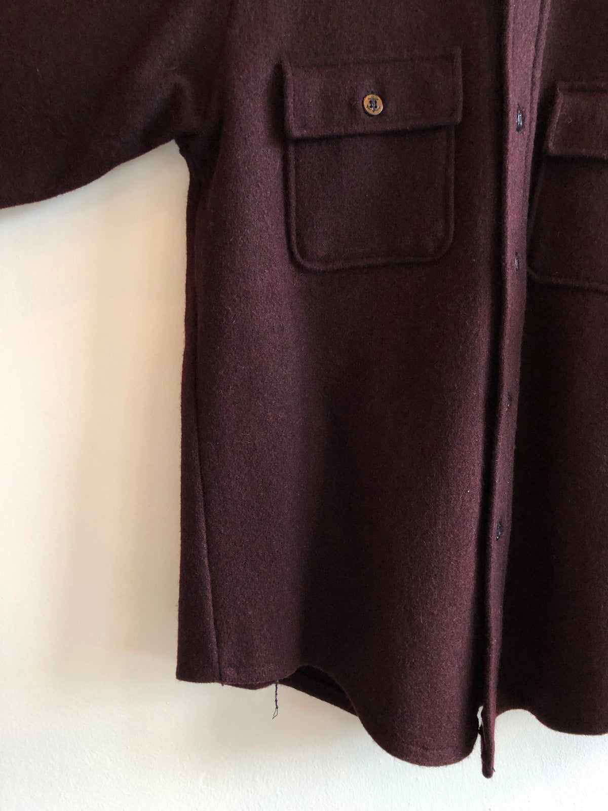 Vintage 1960’s CPO U.S. Navy Wool Button-Up Shirt