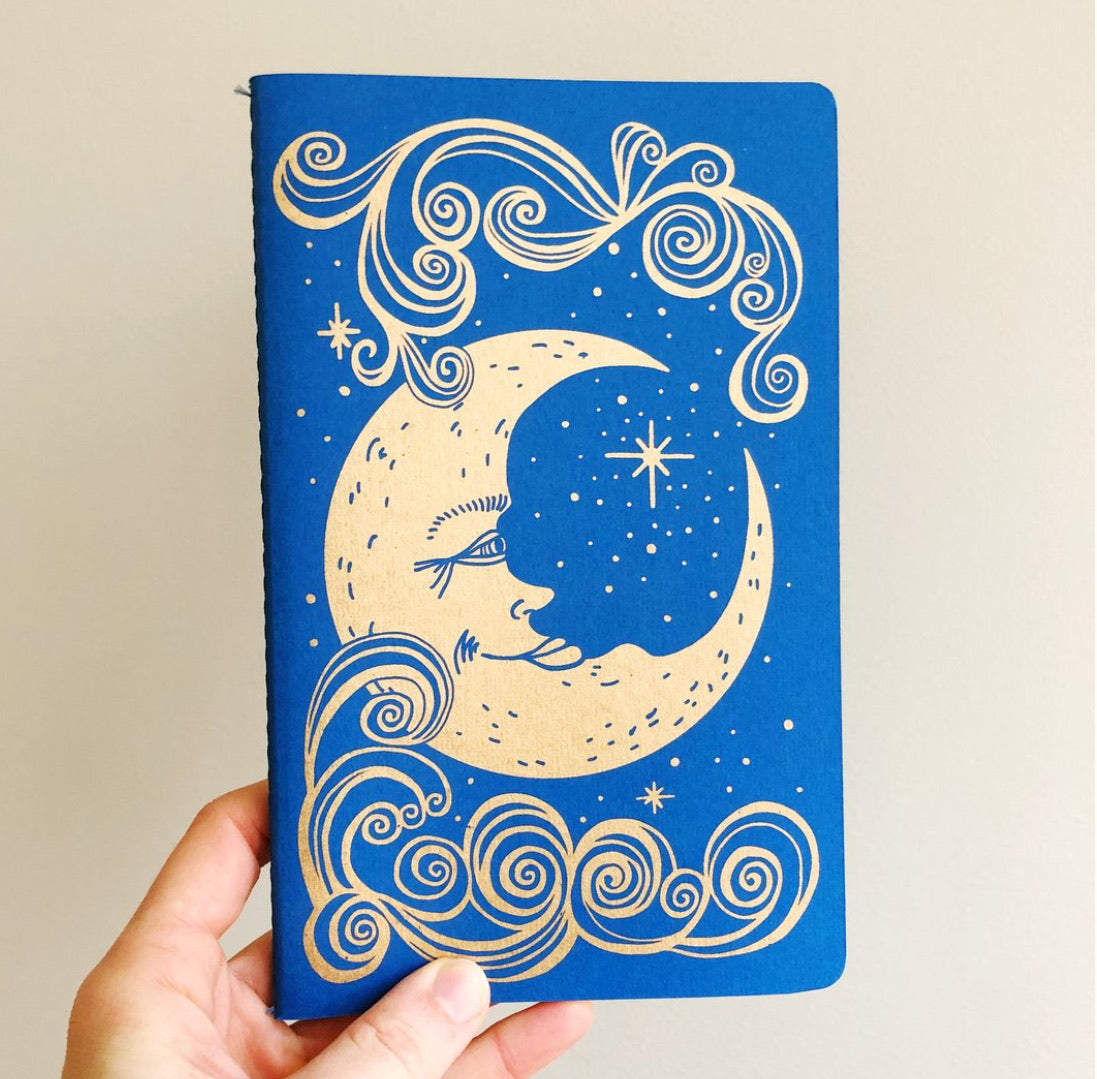 The Rainbow Vision - Moon notebook - La Lovely Vintage 