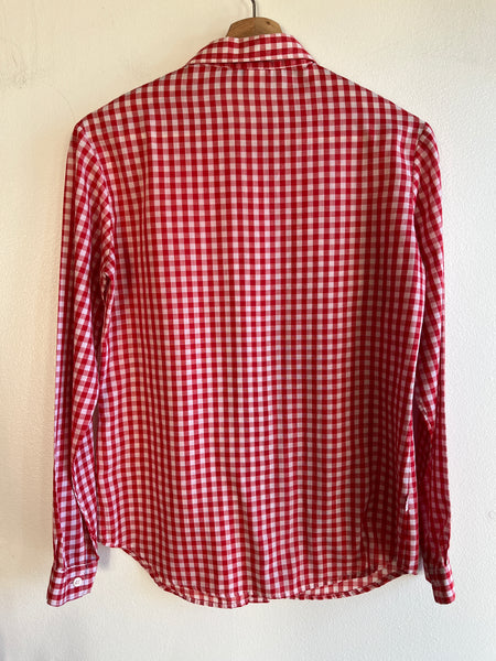 Vintage 1970’s Levi’s Gingham Button-Up Shirt