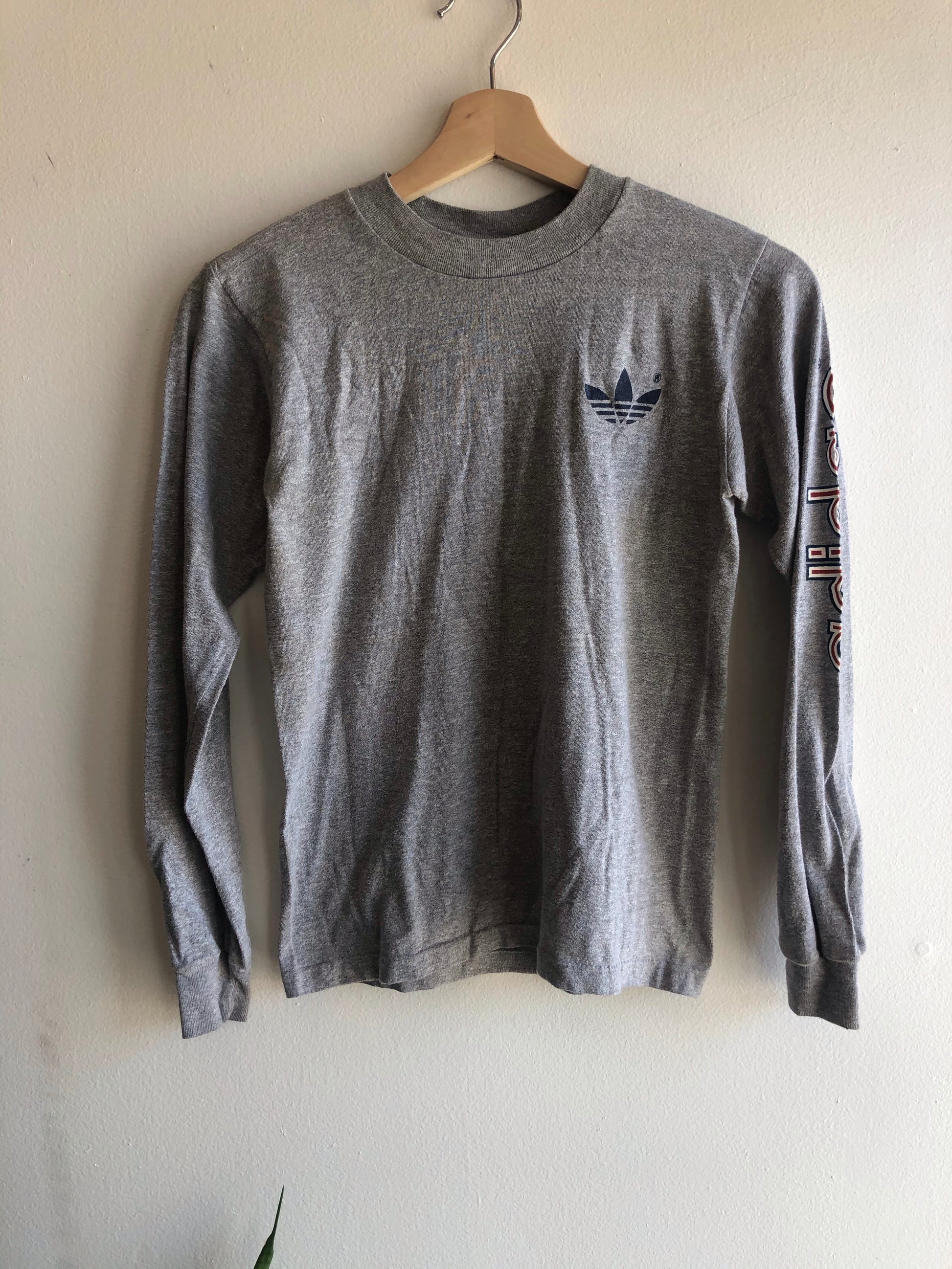 Vintage 1970/1980’s Adidas “Trefoil” Longsleeve T-Shirt - La Lovely Vintage 