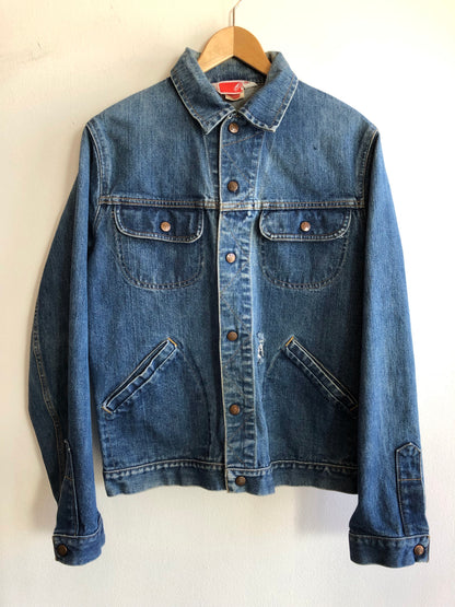 Vintage 1970’s GWG D-Pocket Denim Trucker Jacket - La Lovely Vintage 