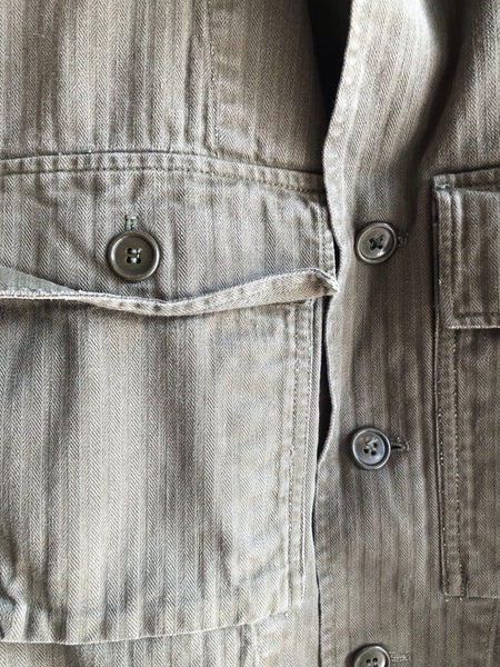 Vintage 1960’s European Military HBT Button-Up Shirt