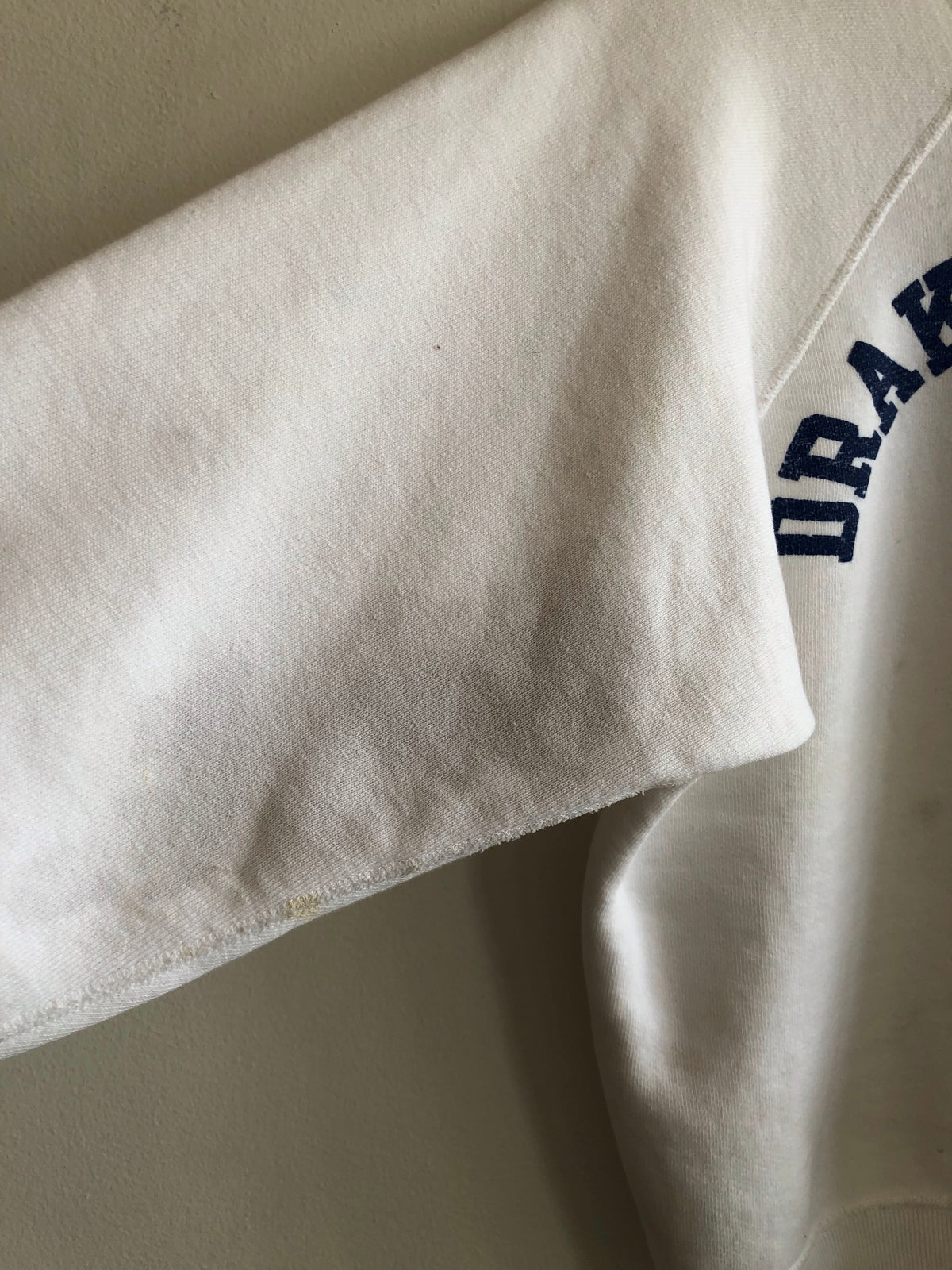 Vintage 1950’s Champion “Running Man” Drake College Sweatshirt - La Lovely Vintage 