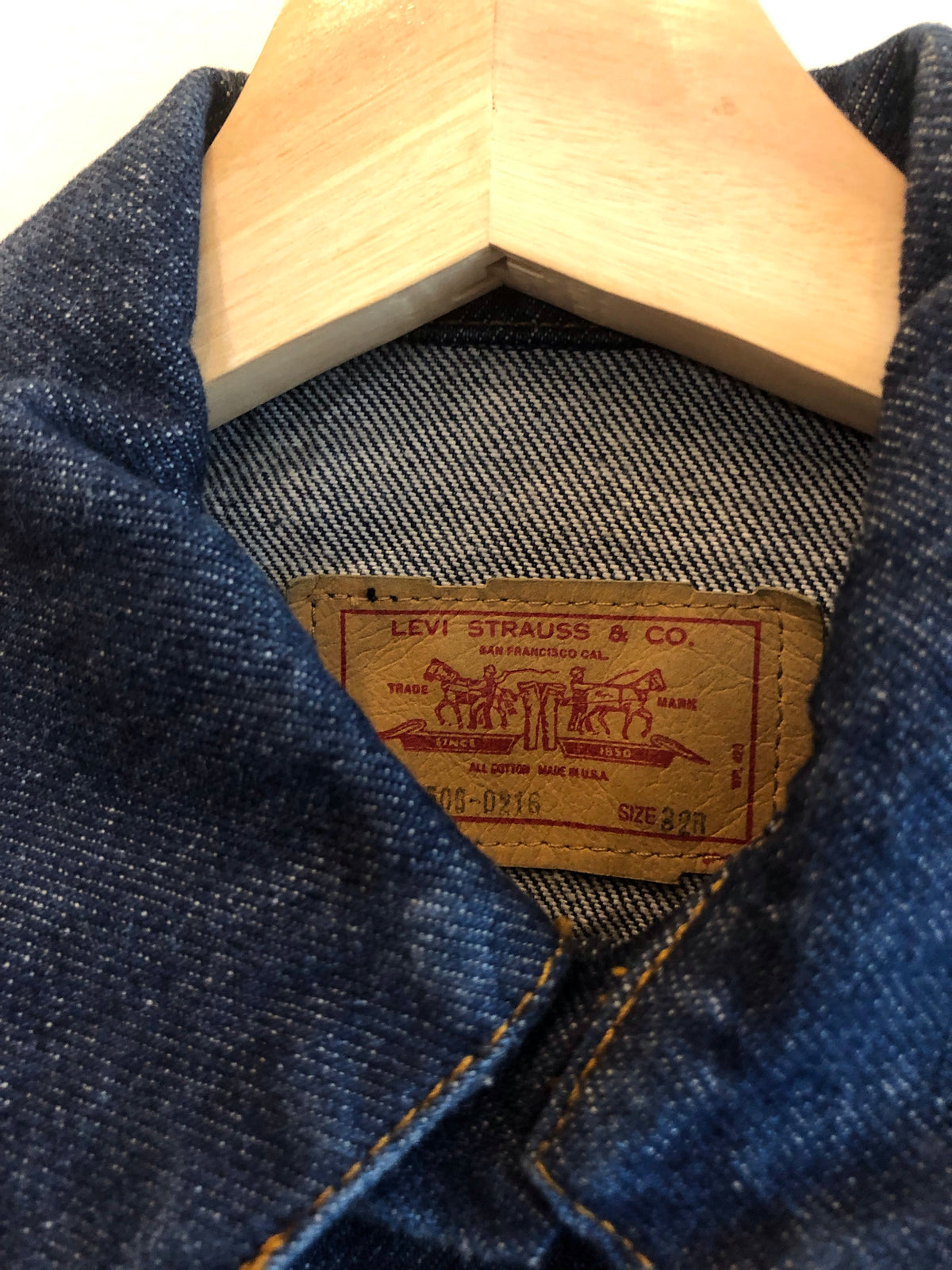 Vintage Deadstock w/Tags 1980’s Levi’s Denim Trucker Jacket