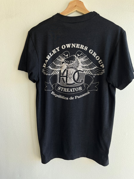 Vintage 1980’s Harley Davidson Owners Group of Panama T-Shirt