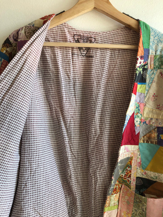 Double Down Vintage - Handmade Quilt Kimono Jacket