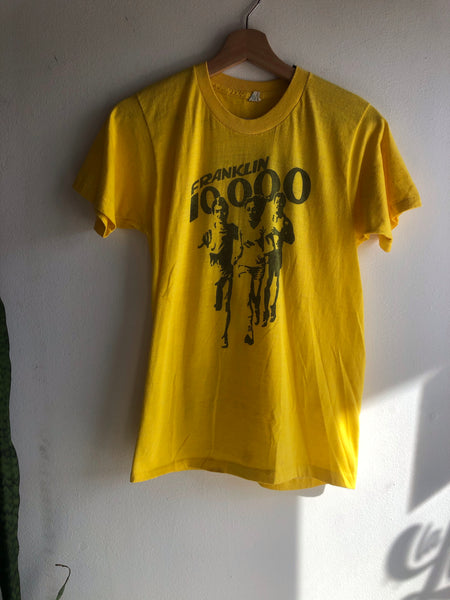 Vintage 1970’s “Franklin 10,000” Marathon T-Shirt