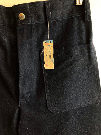 Vintage Deadstock 1970’s Seafarers Denim U.S. Navy Dungarees - La Lovely Vintage 