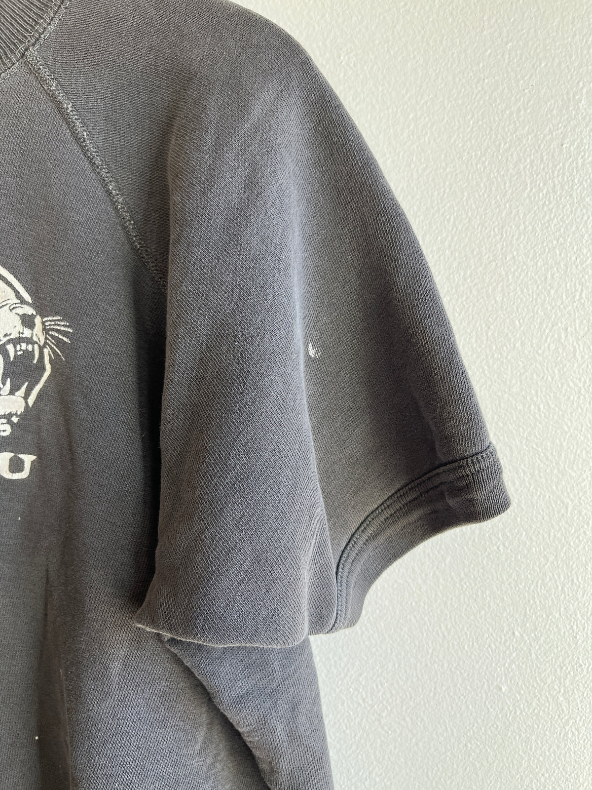 Vintage 1950’s Washington State University Short-Sleeve Sweatshirt - La Lovely Vintage 
