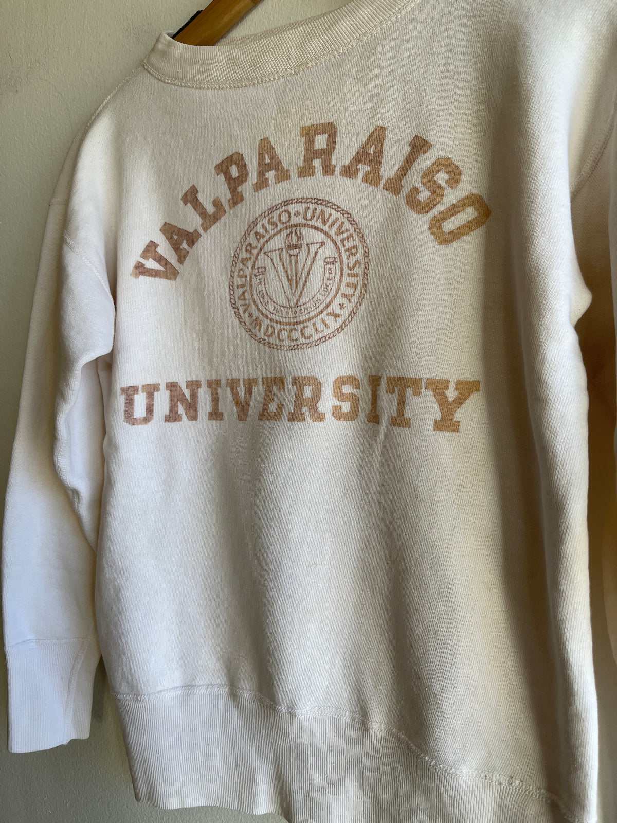 Vintage 1950’s Champion “Running Man” Valparaiso University Sweatshirt
