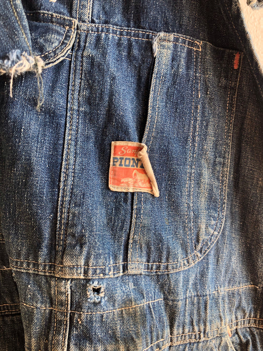 Vintage 1940/1950’s Pioneer Denim Overalls