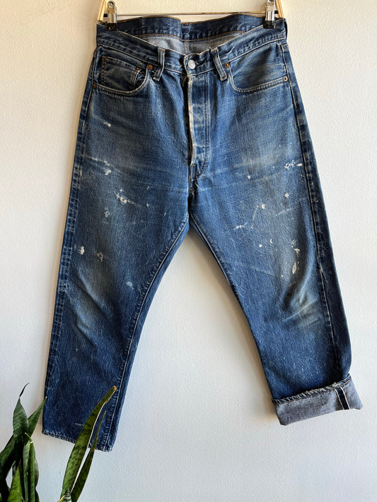 Vintage 1960’s Levi’s “Big E” 501 Denim Jeans - La Lovely Vintage 