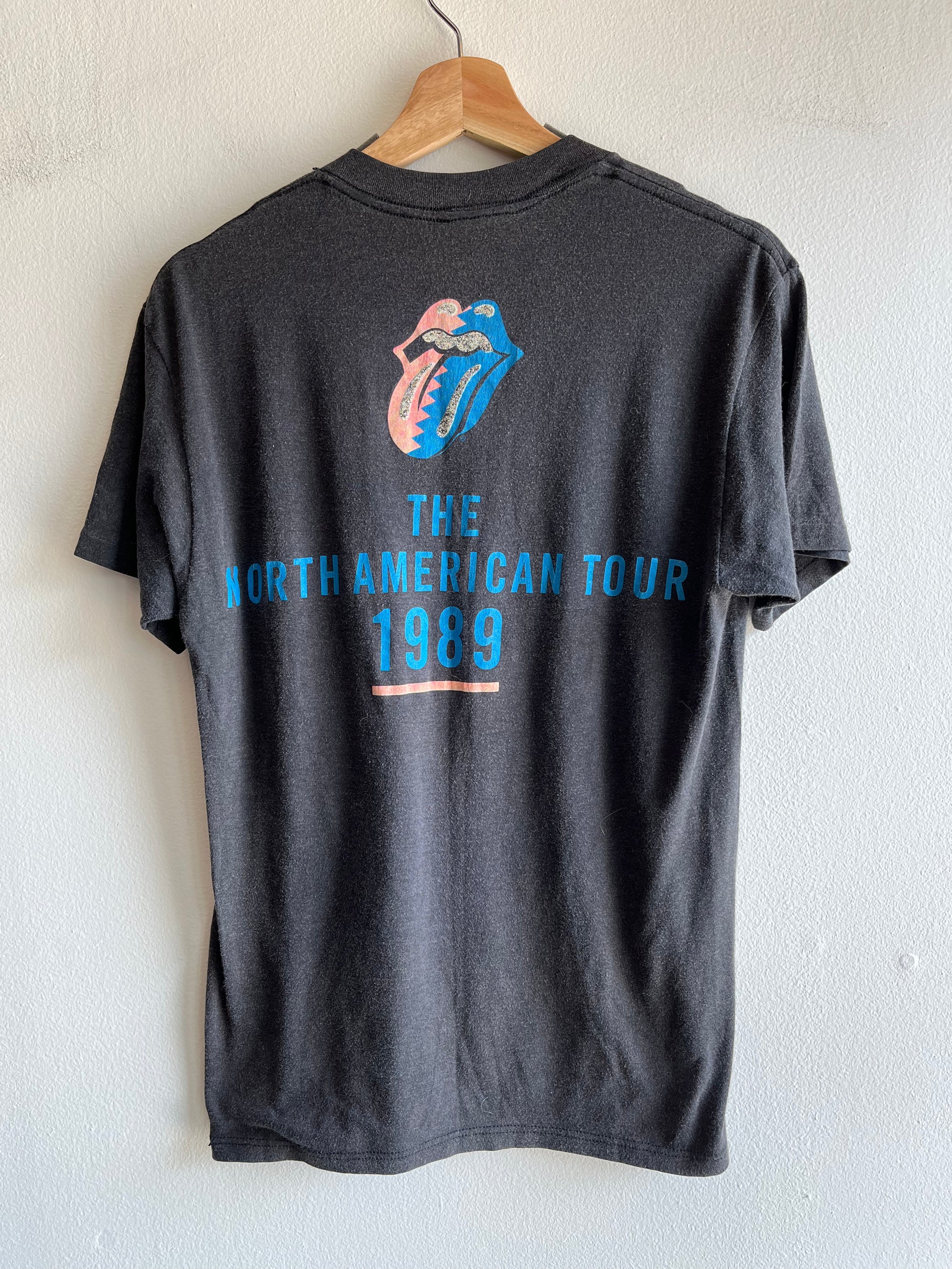 Authentic 1989 Rolling Stones “Steel Wheels” Tour T-Shirt - La Lovely Vintage 