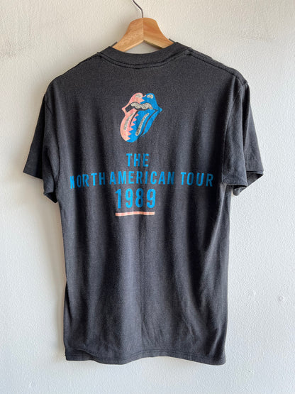 Authentic 1989 Rolling Stones “Steel Wheels” Tour T-Shirt - La Lovely Vintage 
