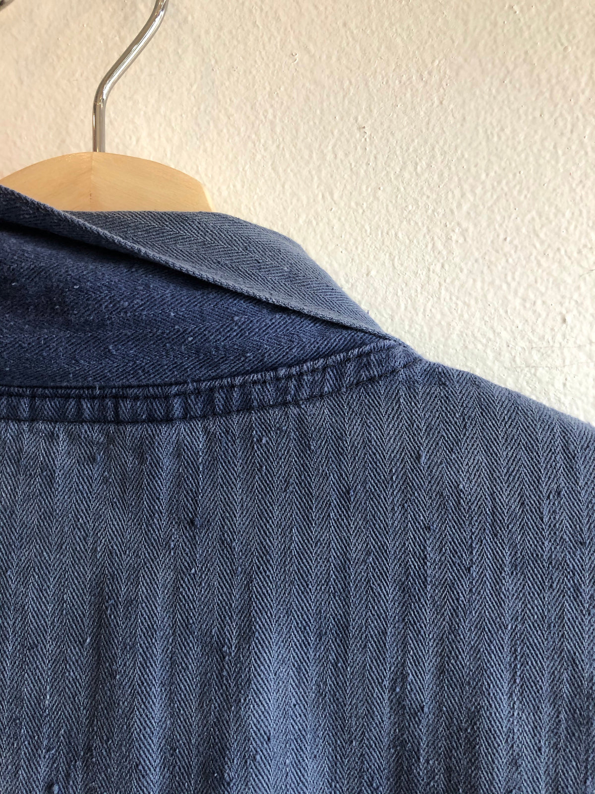 Vintage 1970s French HBT Chore Coat - La Lovely Vintage 