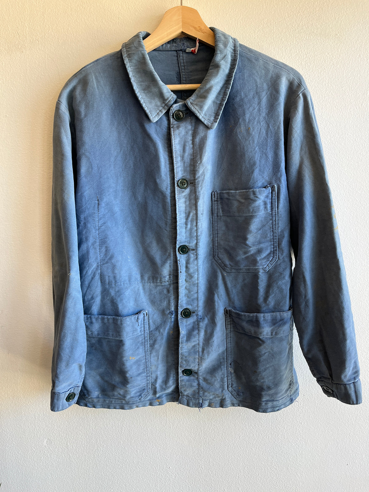 Vintage 1950’s French Moleskin Chore Coat - La Lovely Vintage 
