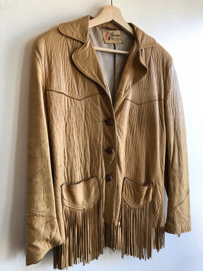 Vintage 1950’s “Geronimo” Leather Fringe Jacket