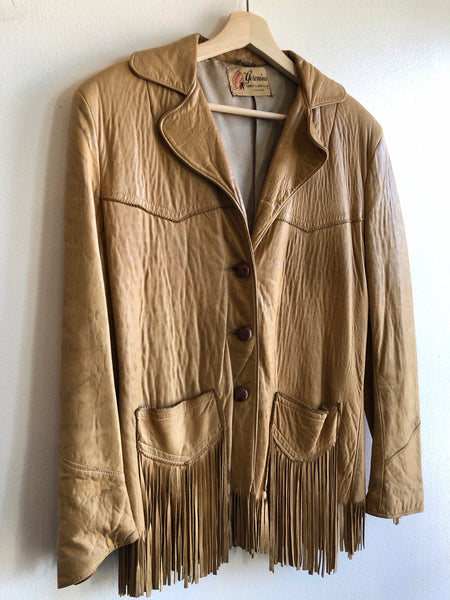 Vintage 1950’s “Geronimo” Leather Fringe Jacket