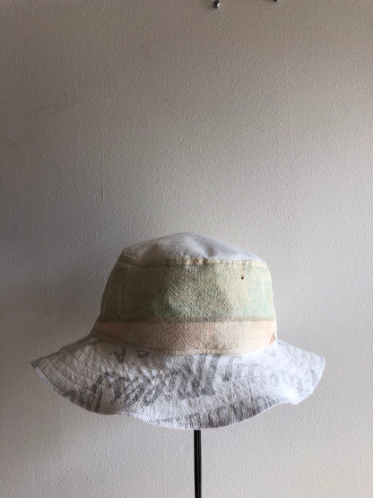 Vintage Feed Sack Custom DDV Bucket Hat - La Lovely Vintage 