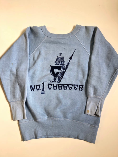Vintage 1960’s “Charger” Flock print sweatshirt