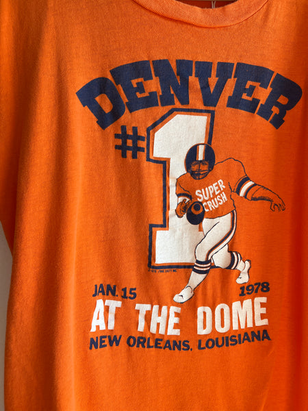 Vintage 1978 Denver Broncos Super Bowl T-Shirt