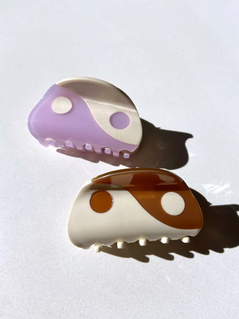 Yin Yang Hair Claw Clip - La Lovely Vintage 