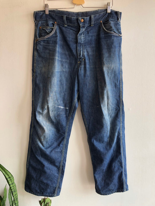Vintage 1940/1950’s Rail Chief Denim Engineer Jeans - La Lovely Vintage 