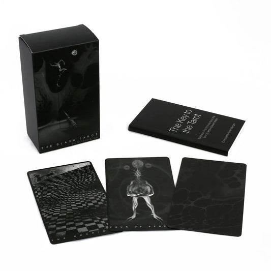 The Black Tarot - Tarot Card Deck - La Lovely Vintage 