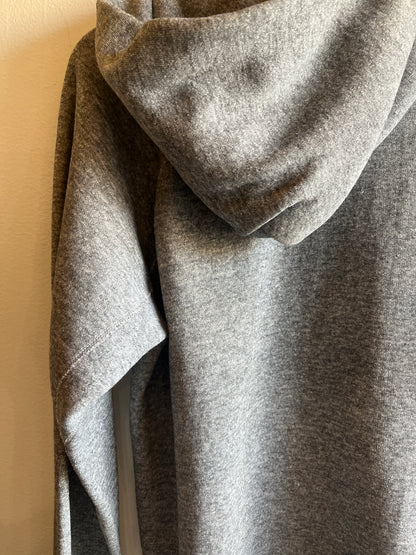 Vintage 1970’s Heather Grey Hooded Sweatshirt - La Lovely Vintage 