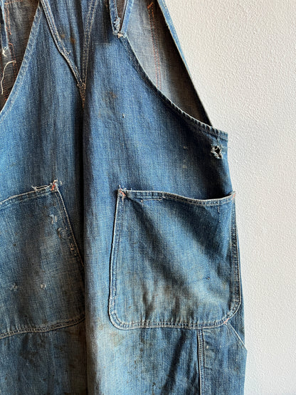 Vintage 1940’s Unbranded Denim Overalls - La Lovely Vintage 