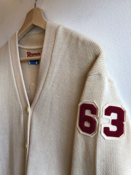 Vintage 1960’s Letterman Cardigan Sweater
