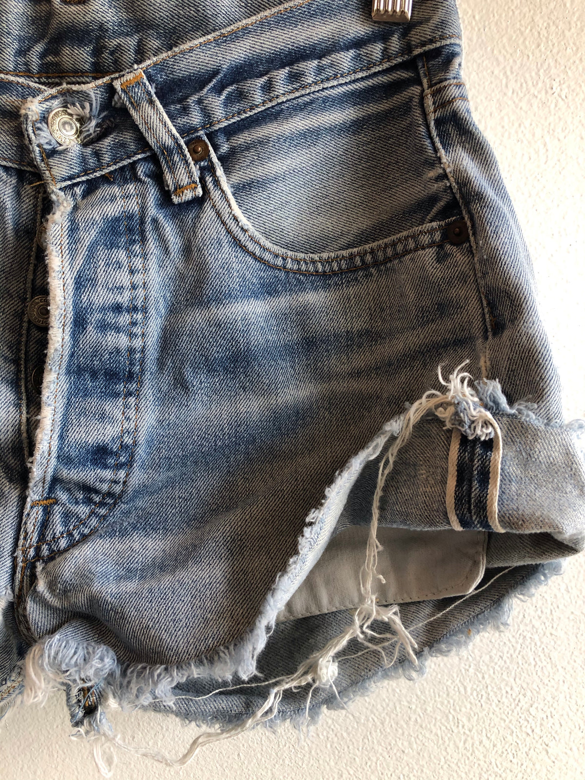 Vintage 1980’s Levi’s Selvedge Denim Shorts - La Lovely Vintage 