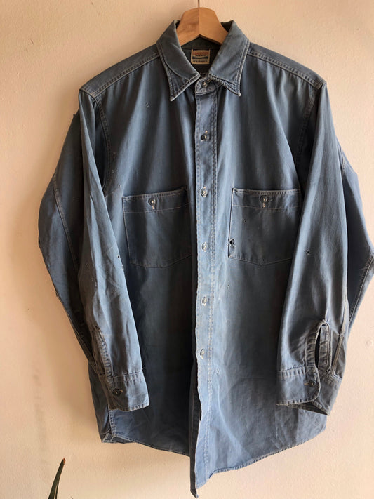 Vintage 1940’s “Demander” Button-Up Work Shirt - La Lovely Vintage 