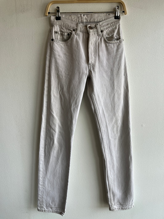 Vintage 1980’s Levi’s 501 Off-White Denim Jeans